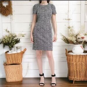 Calvin Klein stretch tweed dress